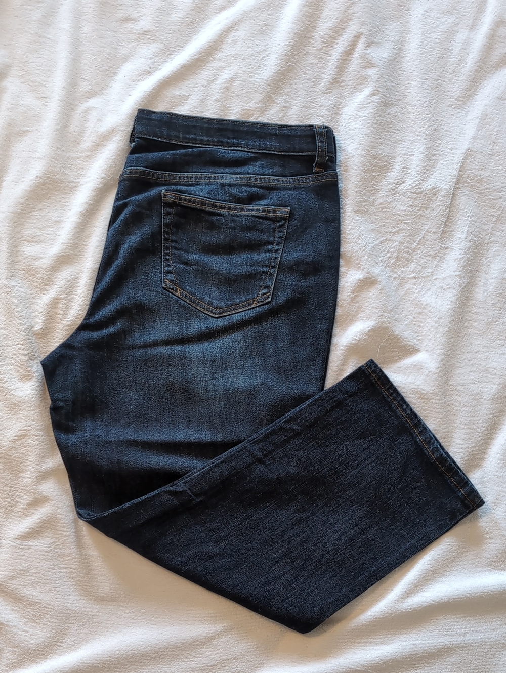 St. John's Bay Dark Indigo Ankle Crop Jeans